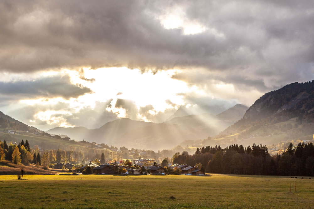 L'automne à Megève