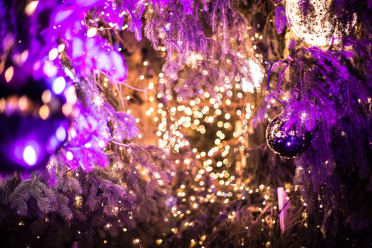 La Féérie de Noël à Megève Illumination du Sapin