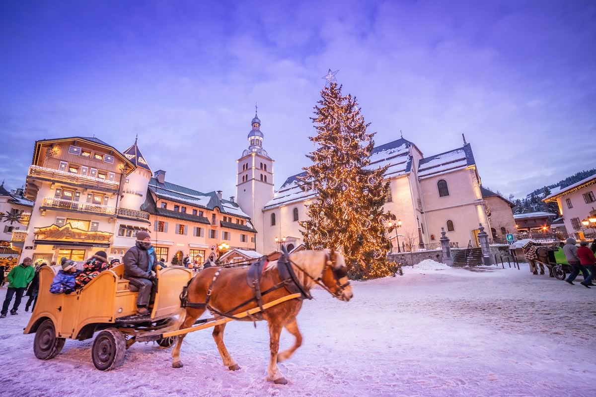 Megève La Féerie de Noël et les calèches